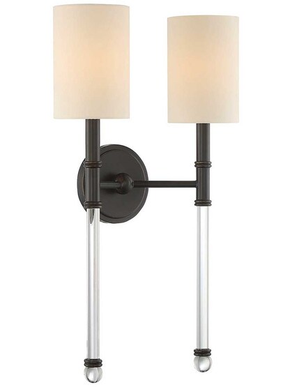 Fremont 2-Light Sconce in Classic Bronze.